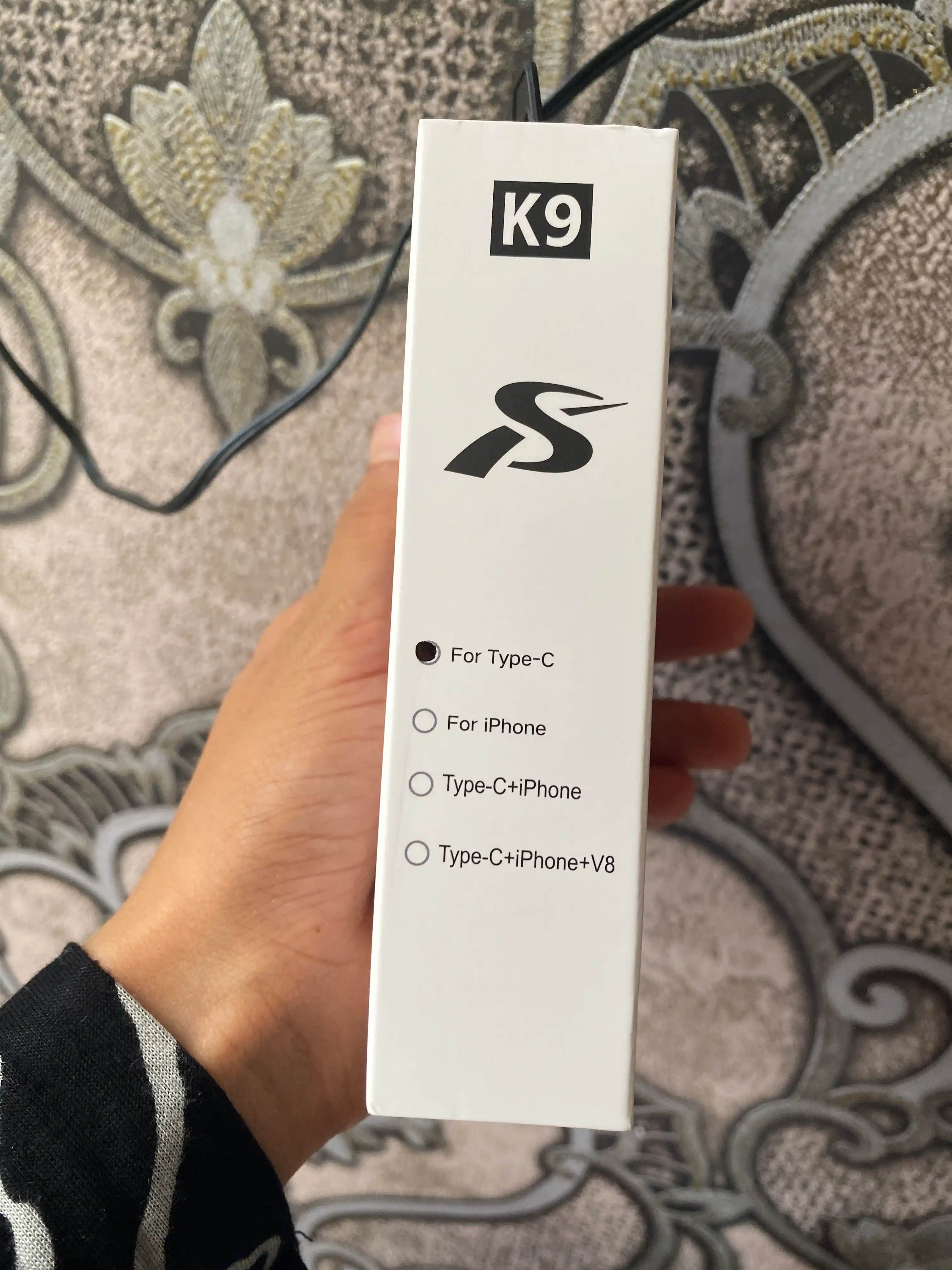K9 simsiz mikrofon 2 ta mikrofonli to‘plam, Type-C va Iphone, Shovqinni kamaytirish