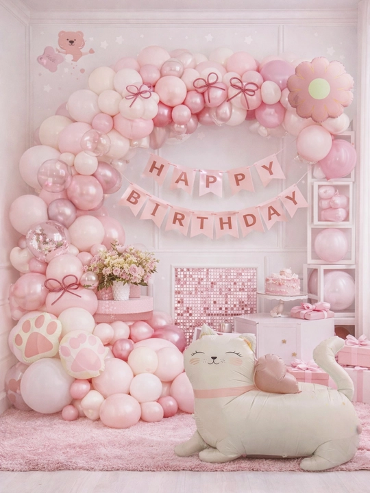 Набор шаров на день рождения Happy Birthday, праздничный декор, набор для фотозоны