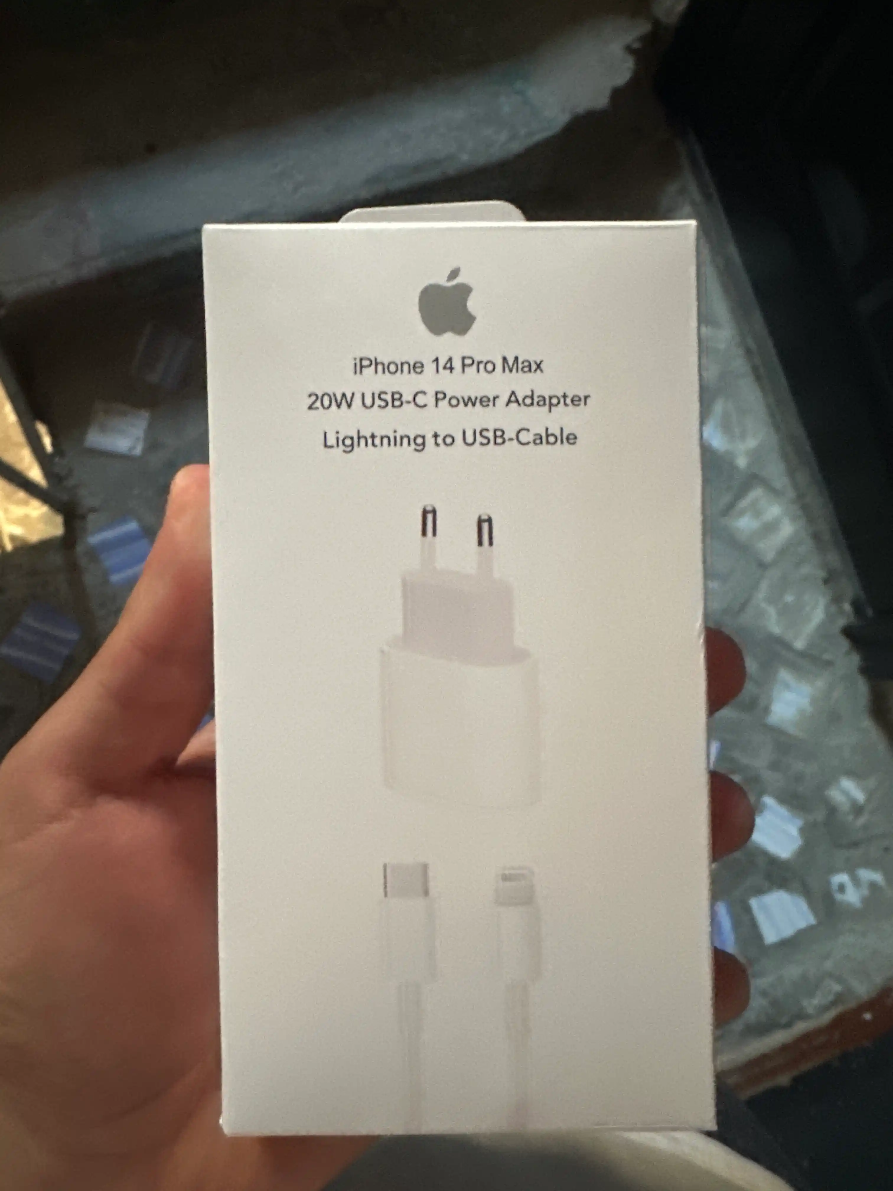 Зарядное устройство для iPhone, быстрая зарядка 20 Вт, с кабелем Type-C — Lightning