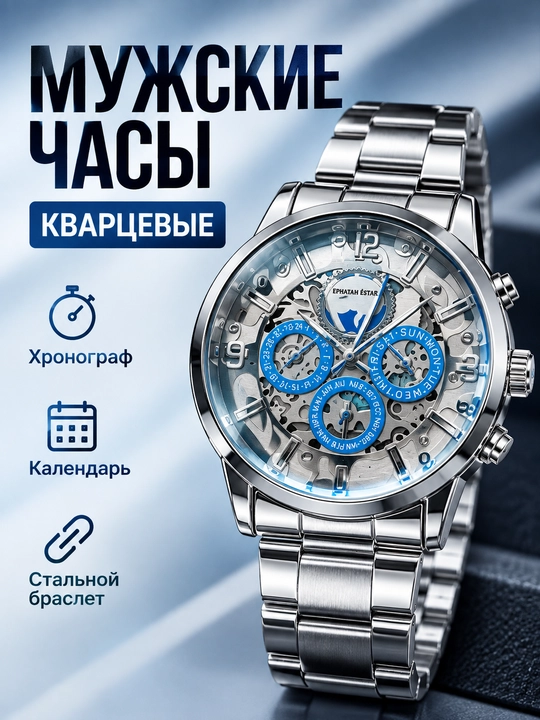 Классические мужские наручные часы - 