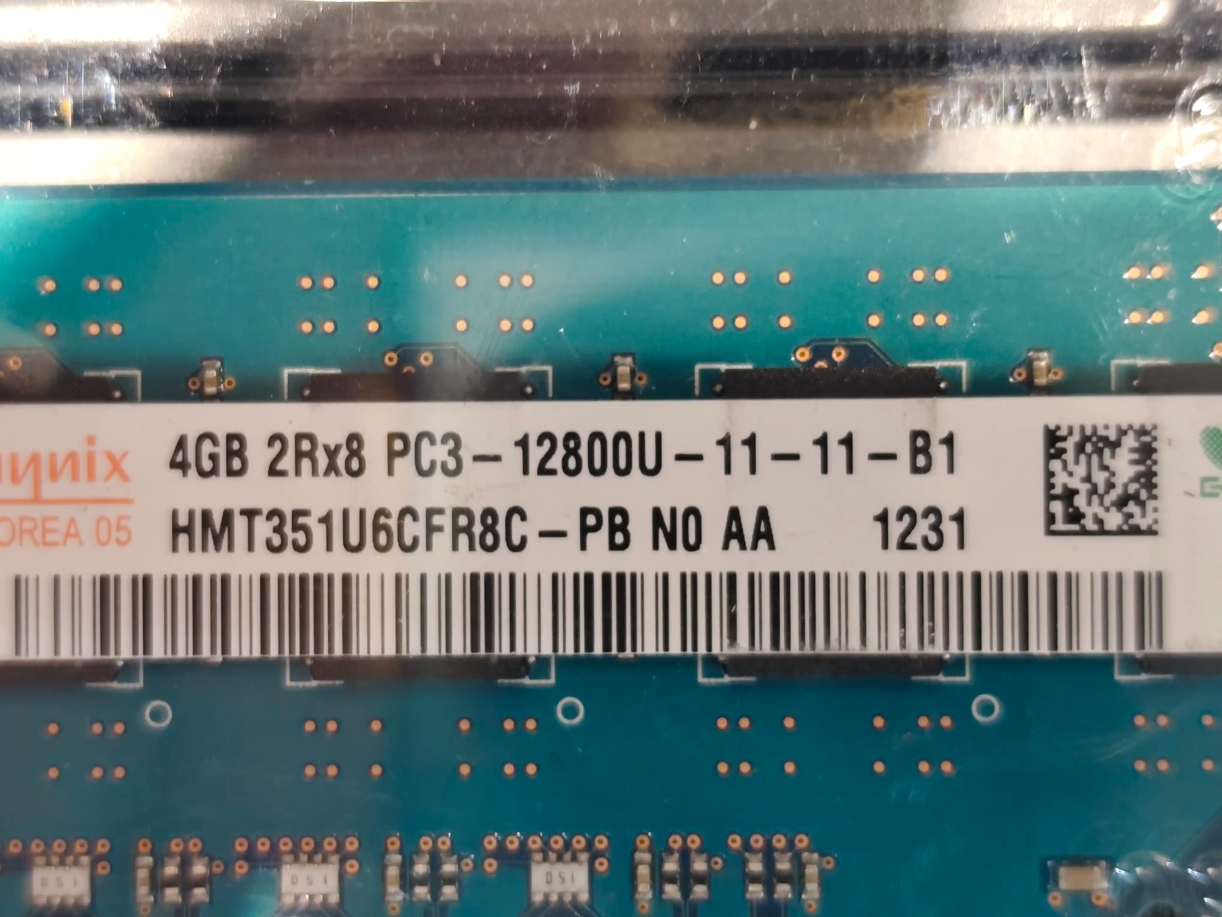 Operativ xotira 4GB DDR3 1333Mhz 1x4GB (PCHD3-4-1333) PC kompyuter uchun 