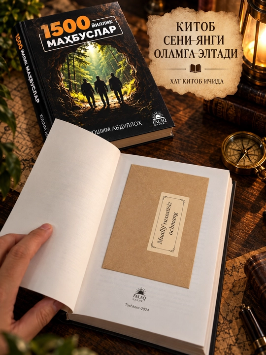 ПОДАРКИ К КНИГЕ! 1500 йиллик маҳбуслар Хошима Абдуллоха письмо