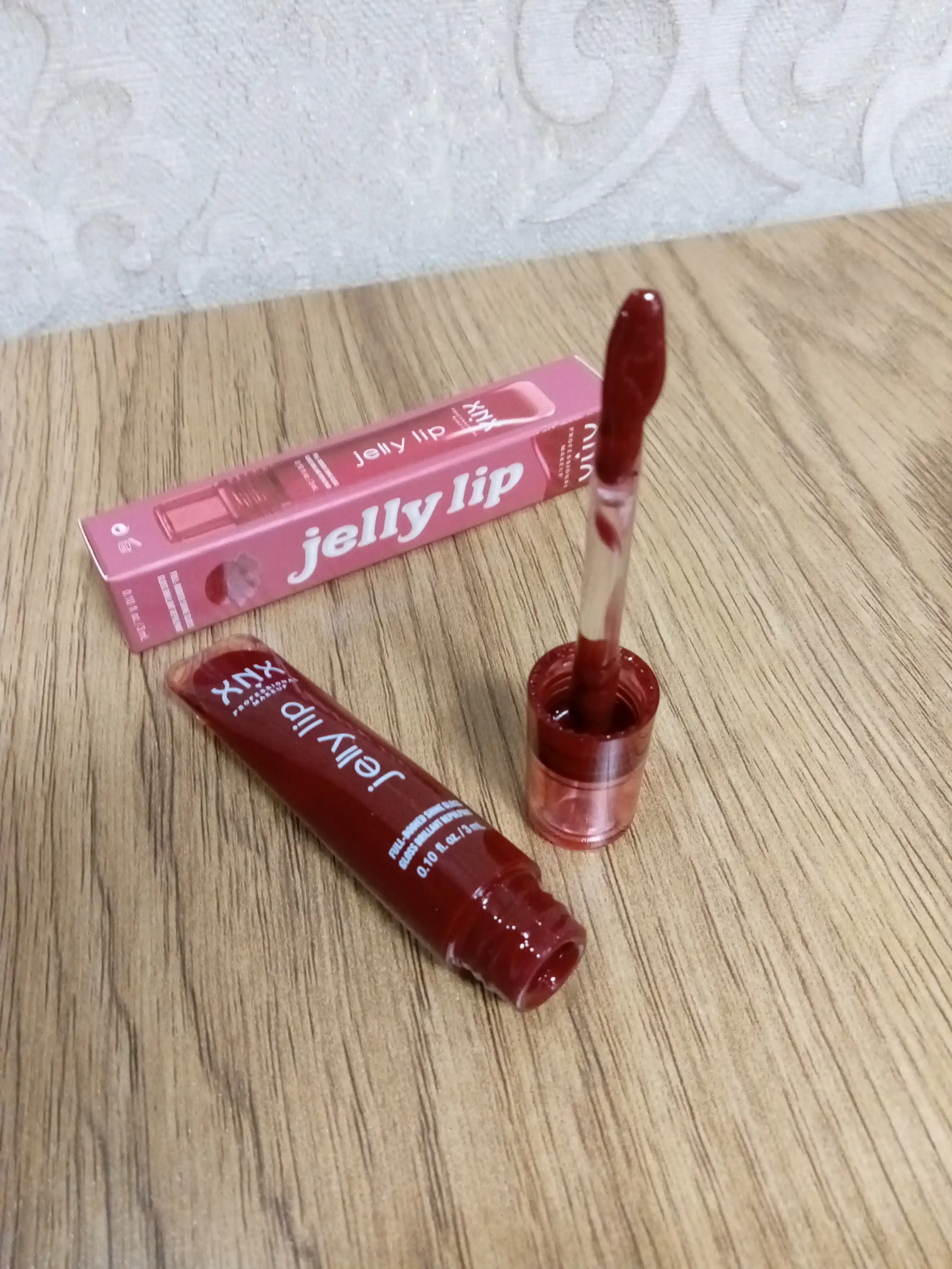 Блеск для губ XNX Jelly Lip глянцевый, увлажняющий, с эффектом объема, 6 оттенков