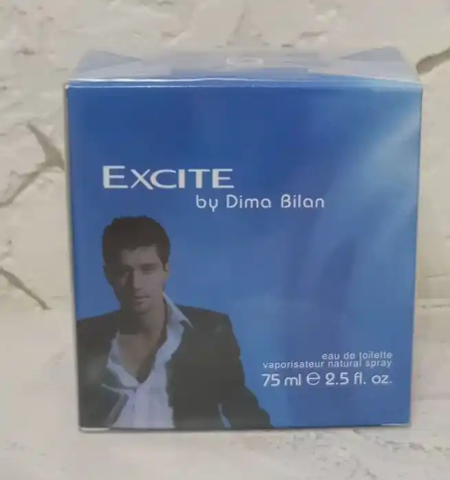 Erkaklar uchun excite by dima bilan xushbo'ylangan suv, 75 ml