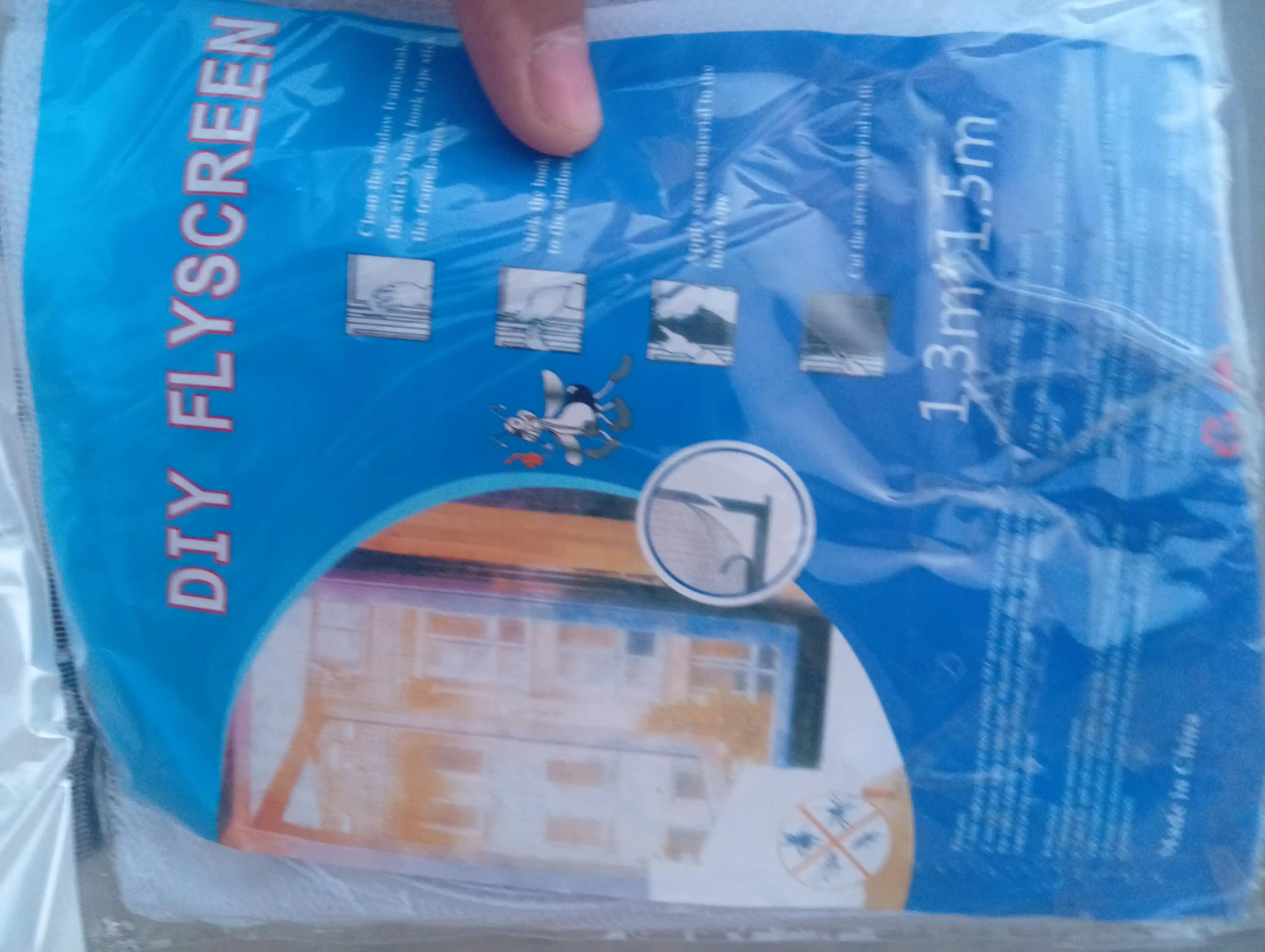 Oyna uchun lipuchkali (Velcro lentali) moskit setka, chivinlardan himoya setkasi DIY