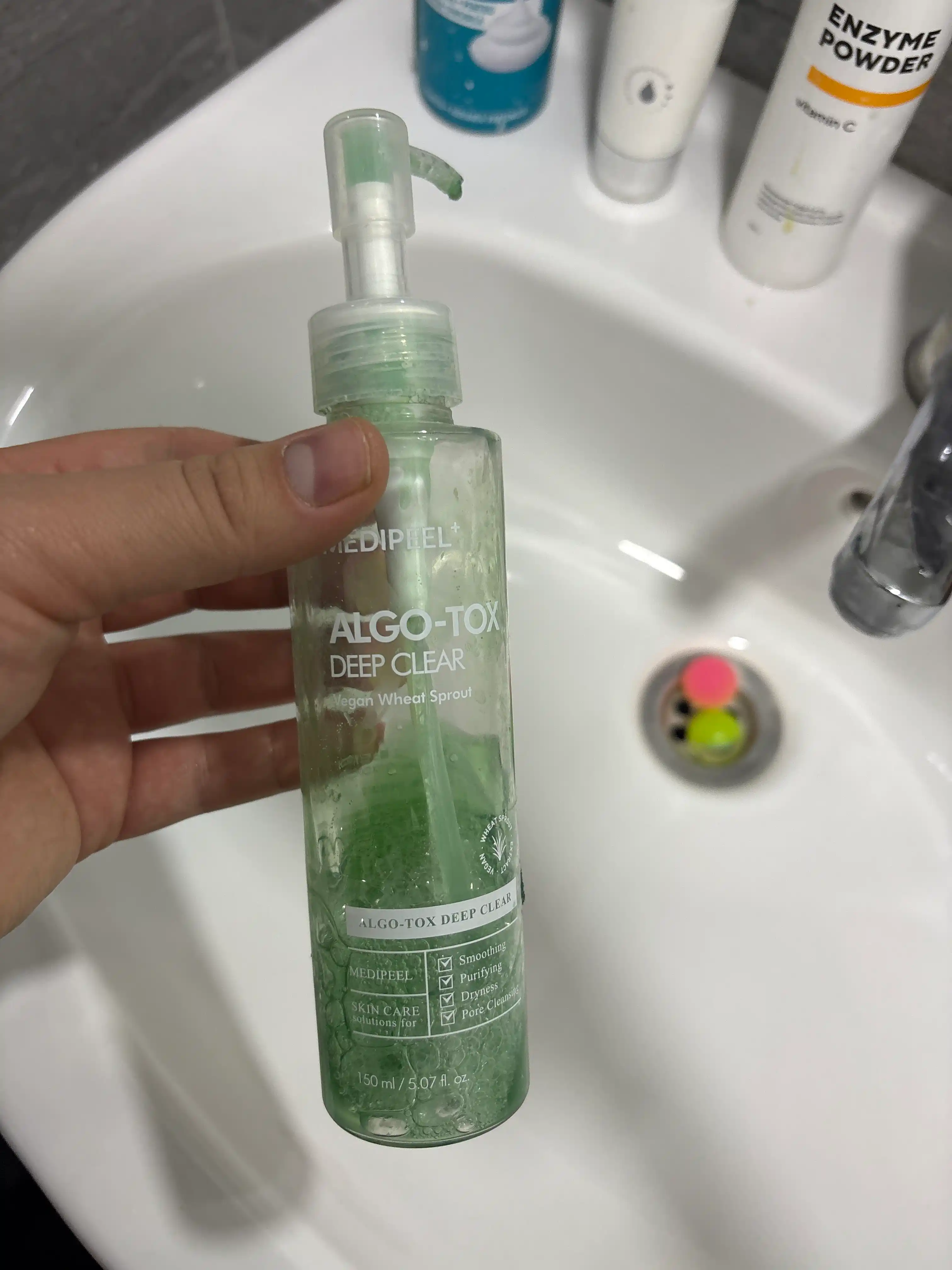 Algotox, гель-пенка для умывания и снятия макияжа Algo Tox Medi Peel, 150 мл