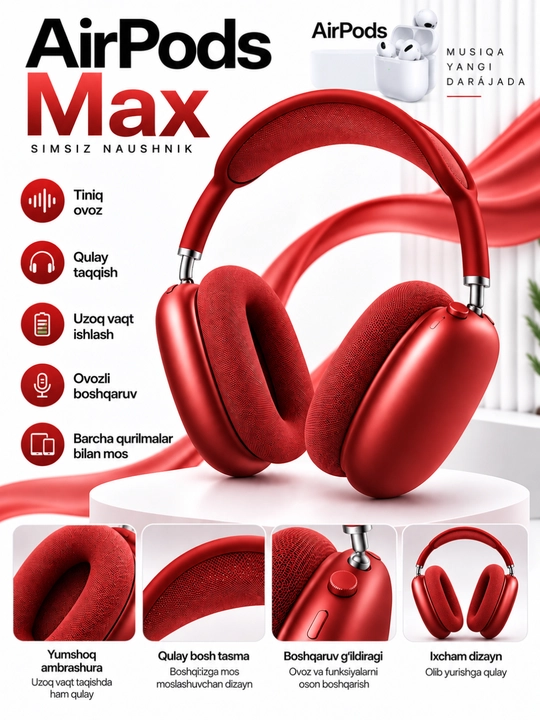 Pods Max 2 quloqchinlari - 