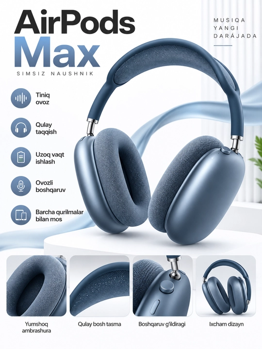 Pods Max 2 quloqchinlari - 