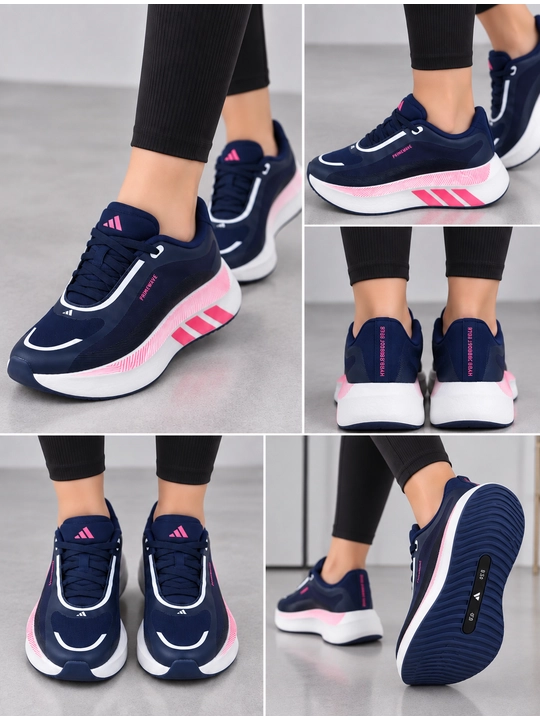 Adidas HYPERBOOST EDGE ayollar krossovkasi oq-ko‘k, sport va kundalik kiyish uchun