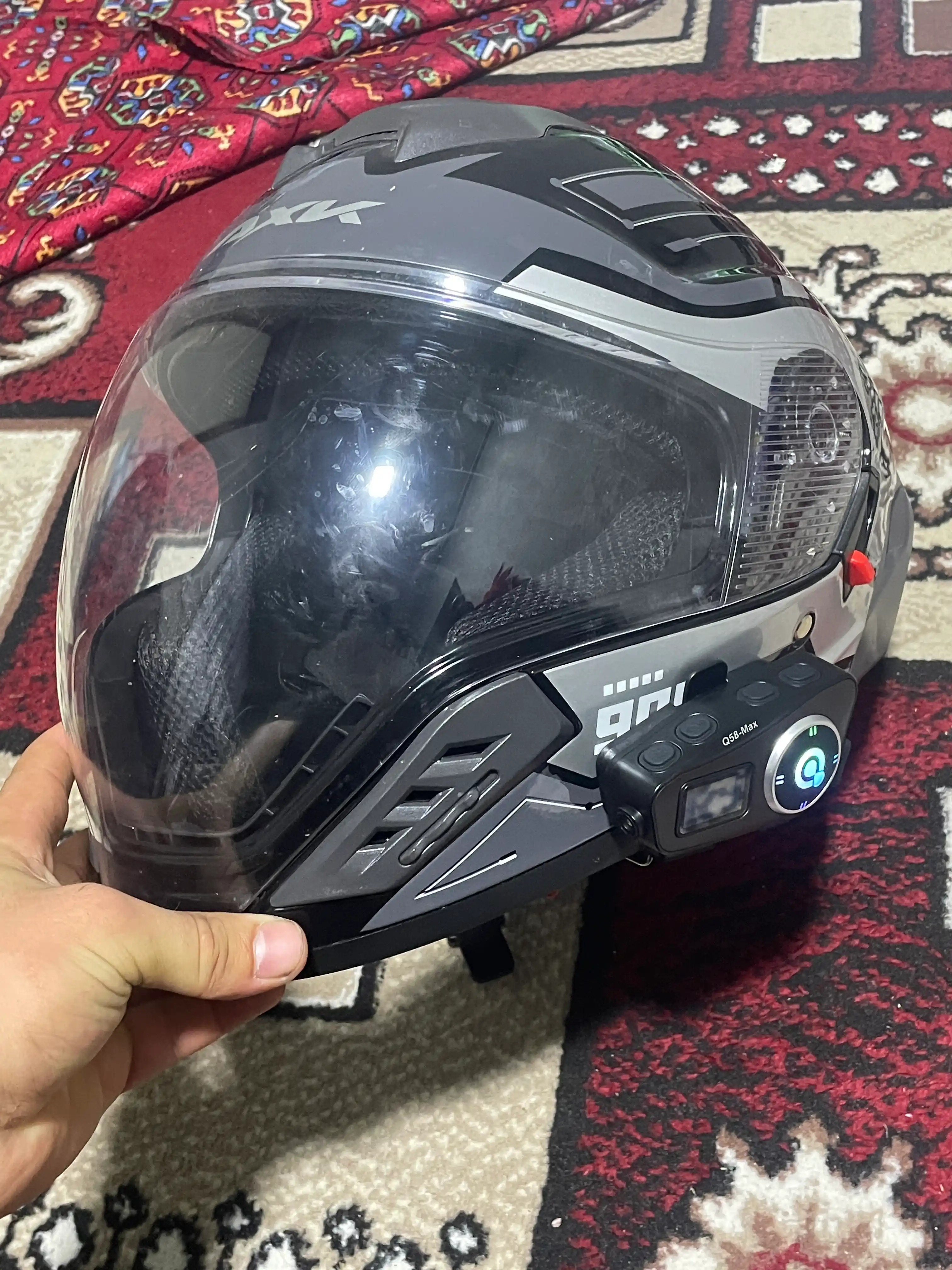 Bluetooth гарнитура для мотошлема Q58-MAX 1000мач