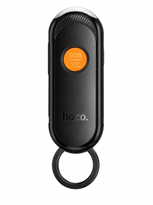 HOCO E99 aqlli treker, Apple Find My, 120 dB signalizatsiya, fonar, qora