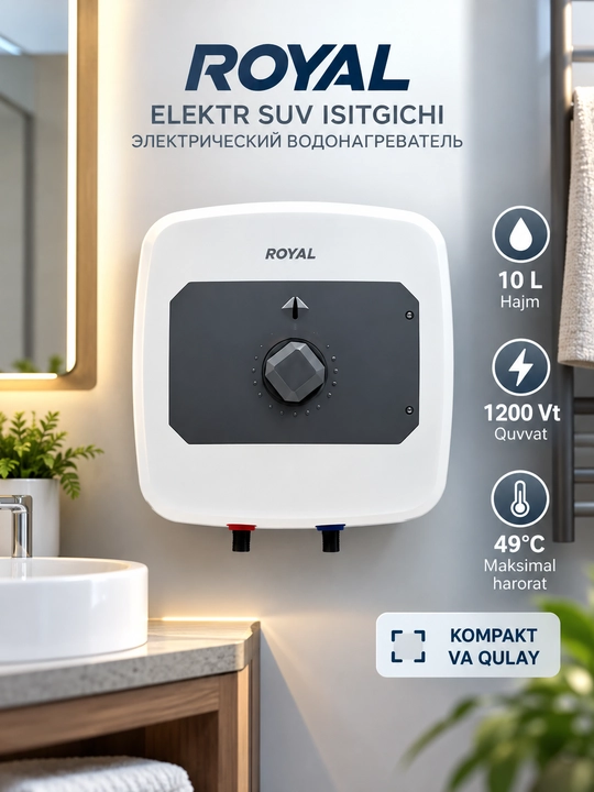 ROYAL 10 litrli suv isitish qozoni - 
