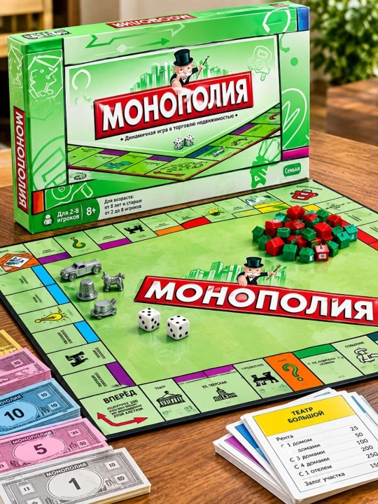 «Monopoliya» stol o‘yini — bolalar va kattalar uchun oilaviy iqtisodiy o‘yin