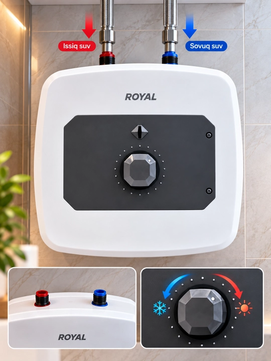 ROYAL 10 litrli suv isitish qozoni