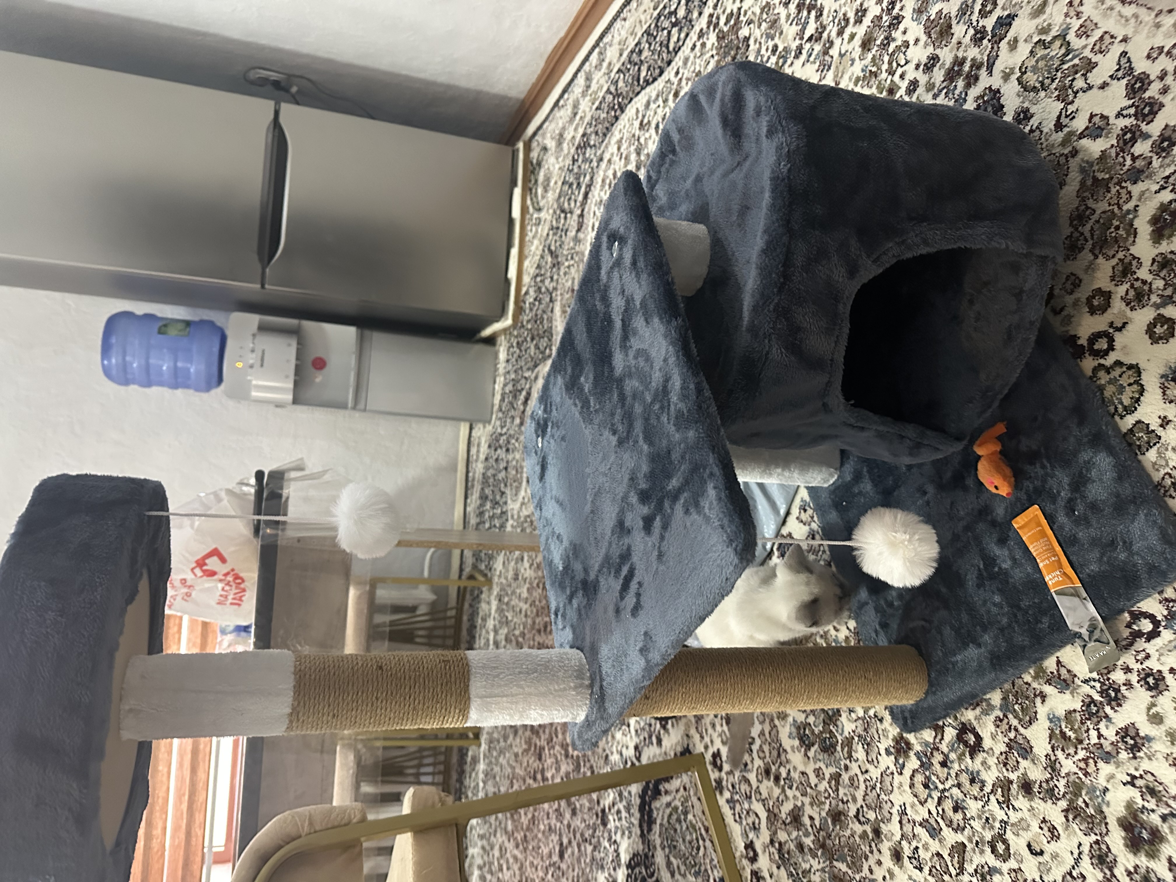 Игровой комплекс, для кошек, с когтеточкой, лежанка, домик для кошек