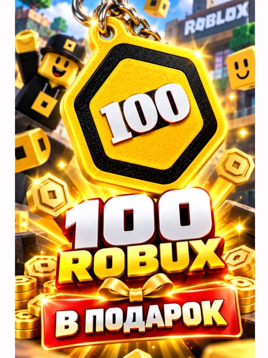 Sovg'a sifatida Roblox kalit zanjiri + 100 ta Robux