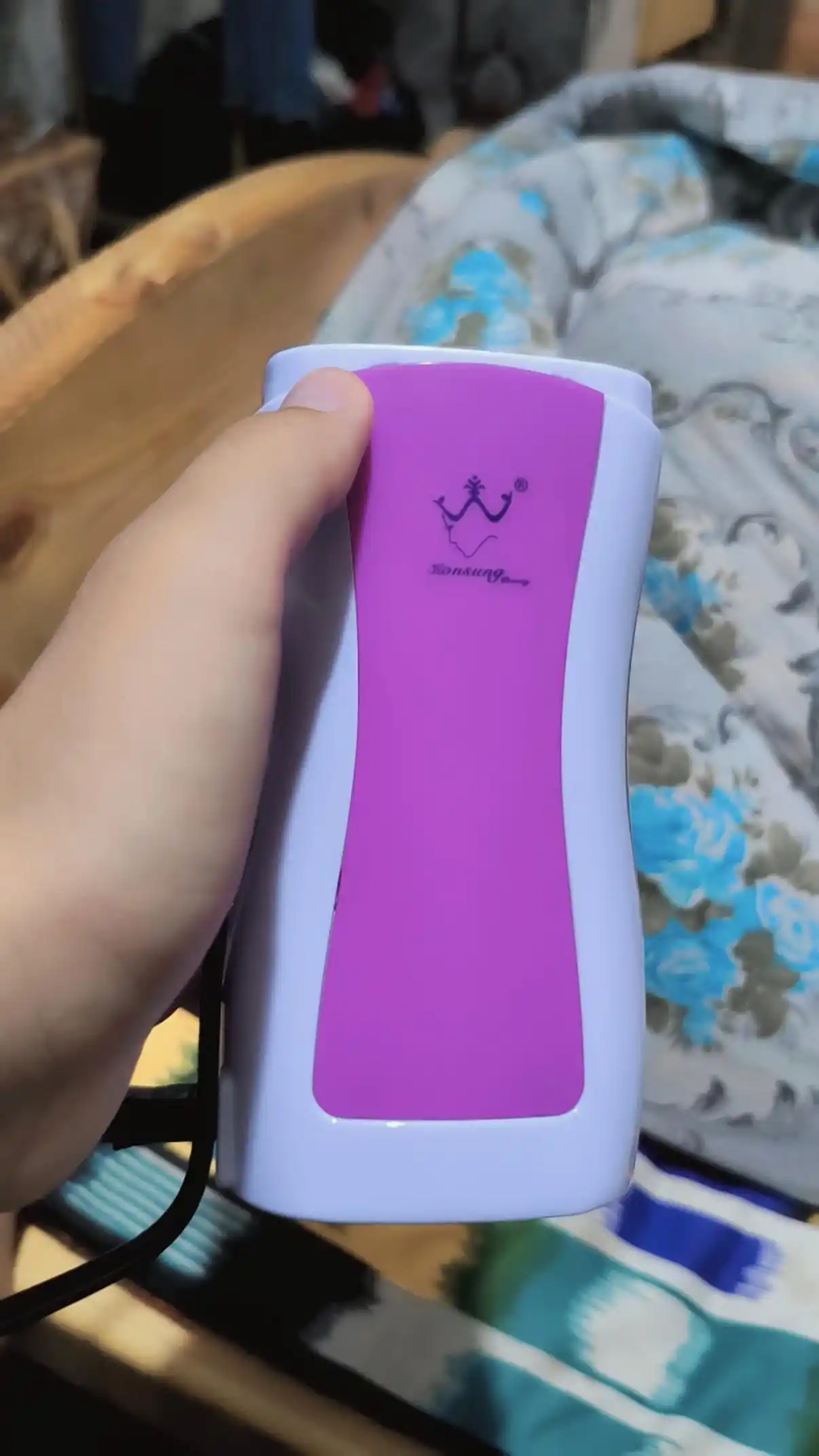 Набор для депиляции Konsung beauty 3 в 1 — воскоплав с картриджем, полоски и шпатель