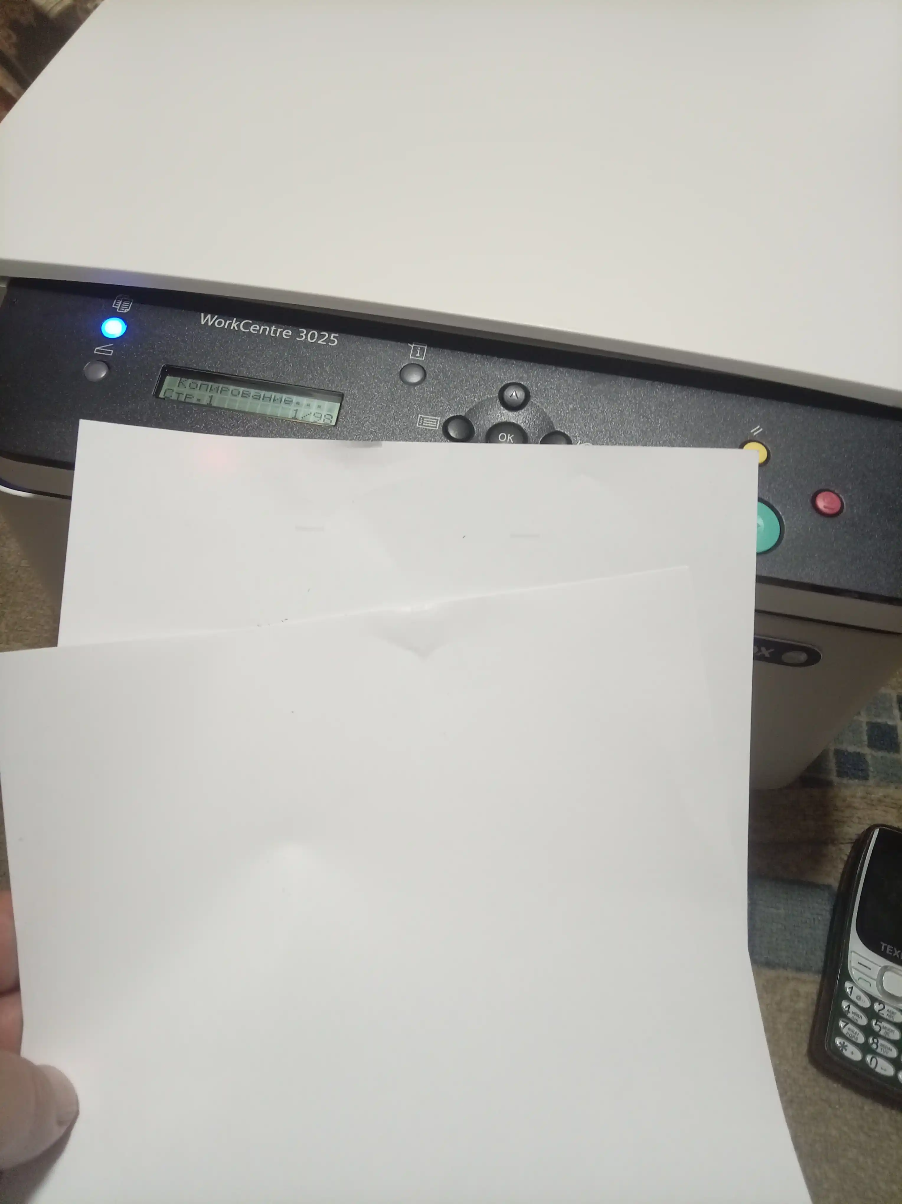 МФУ 3 в 1, лазерный принтер, сканер, ксерокопия, Xerox MFP A4 WC 3025BI Wi-Fi 3025VBI