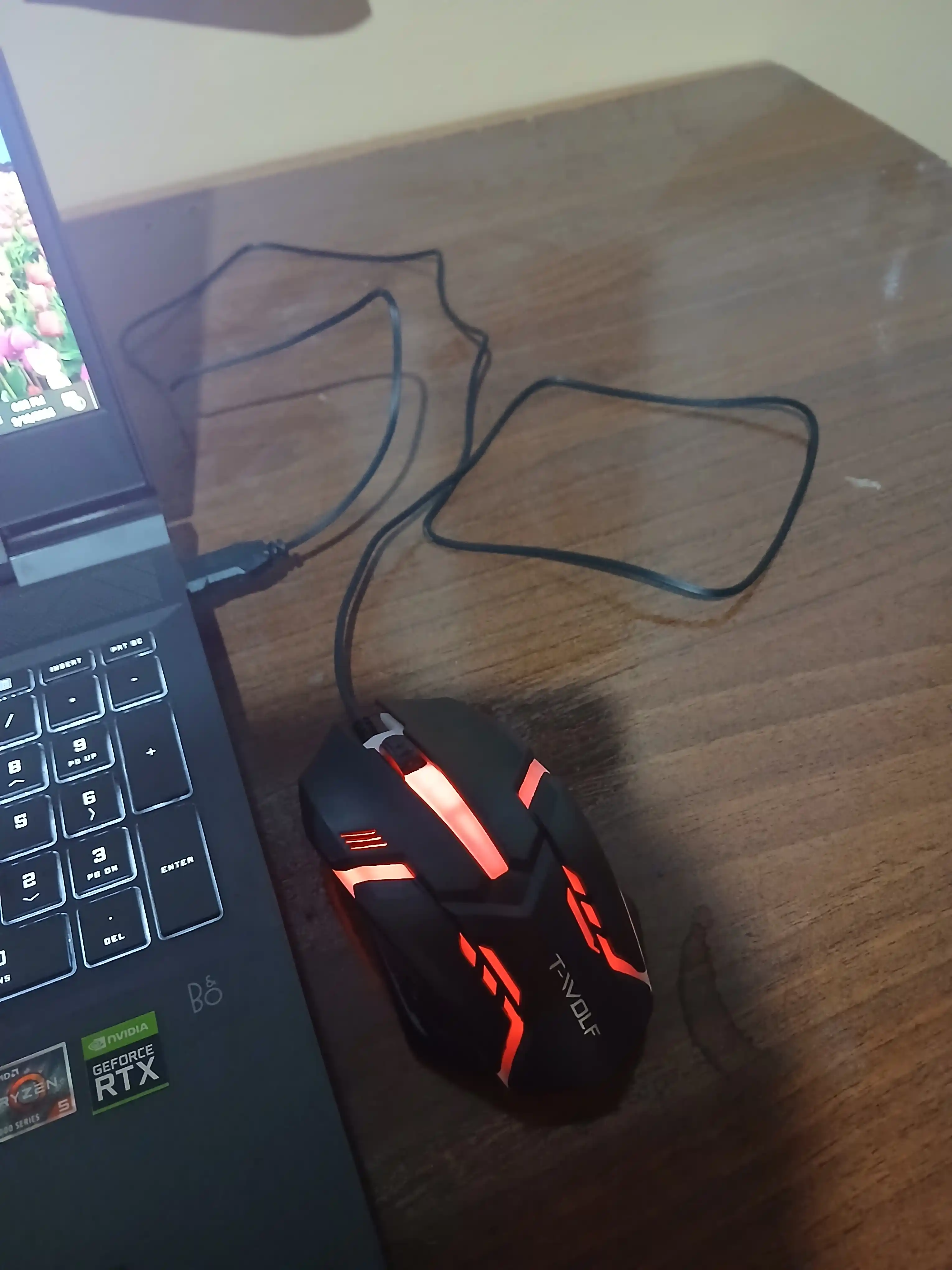 Игровая компьютерная мышь, проводная, с RGB подсветкой (для игр и офиса)