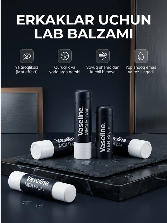 Бальзам для губ Vaseline, увлажняющий уход за губами, разные варианты