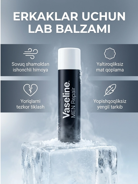 Бальзам для губ Vaseline, увлажняющий уход за губами, разные варианты