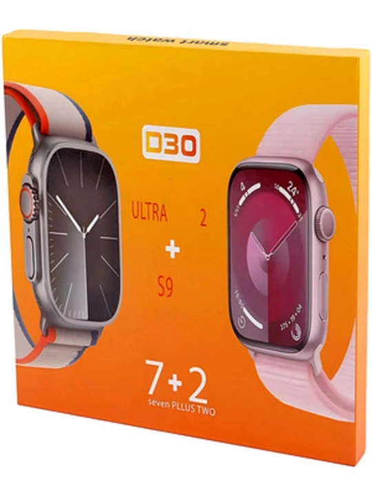 Умные часы, 1+1, 2 Smart Watch 11 series и  ultra, 7 ремешков и чехол в комплекте