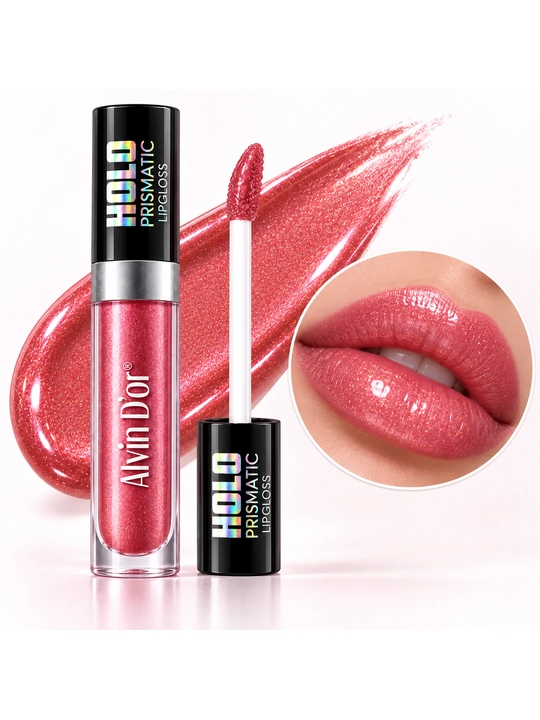 Блеск для губ Alvin D’or Holo Prismatic с голографическим эффектом