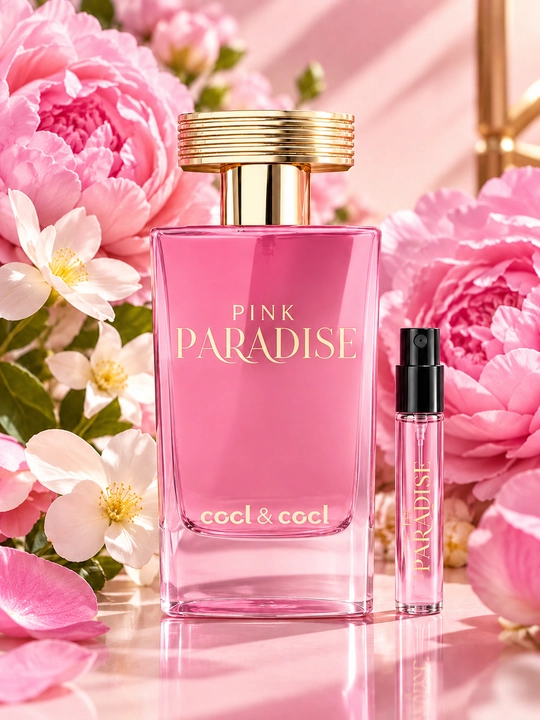 Pink Paradise ayollar atiri parfum, xushbo‘y, 3 ml, 5 ml, 10 ml, 50 ml, 100 ml - 