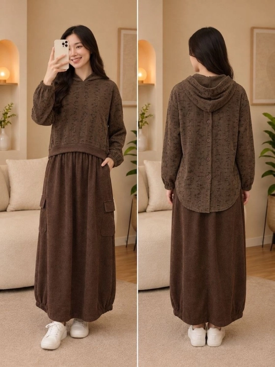 Ayollar dvoykasi komplekti, kostyumi Ayollar xudi, yubka shim to‘plami,l 46-50 xxl 50-56