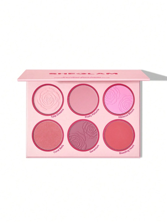 Палетка румян для лица SHEGLAM Floral Flush Blush Palette - 