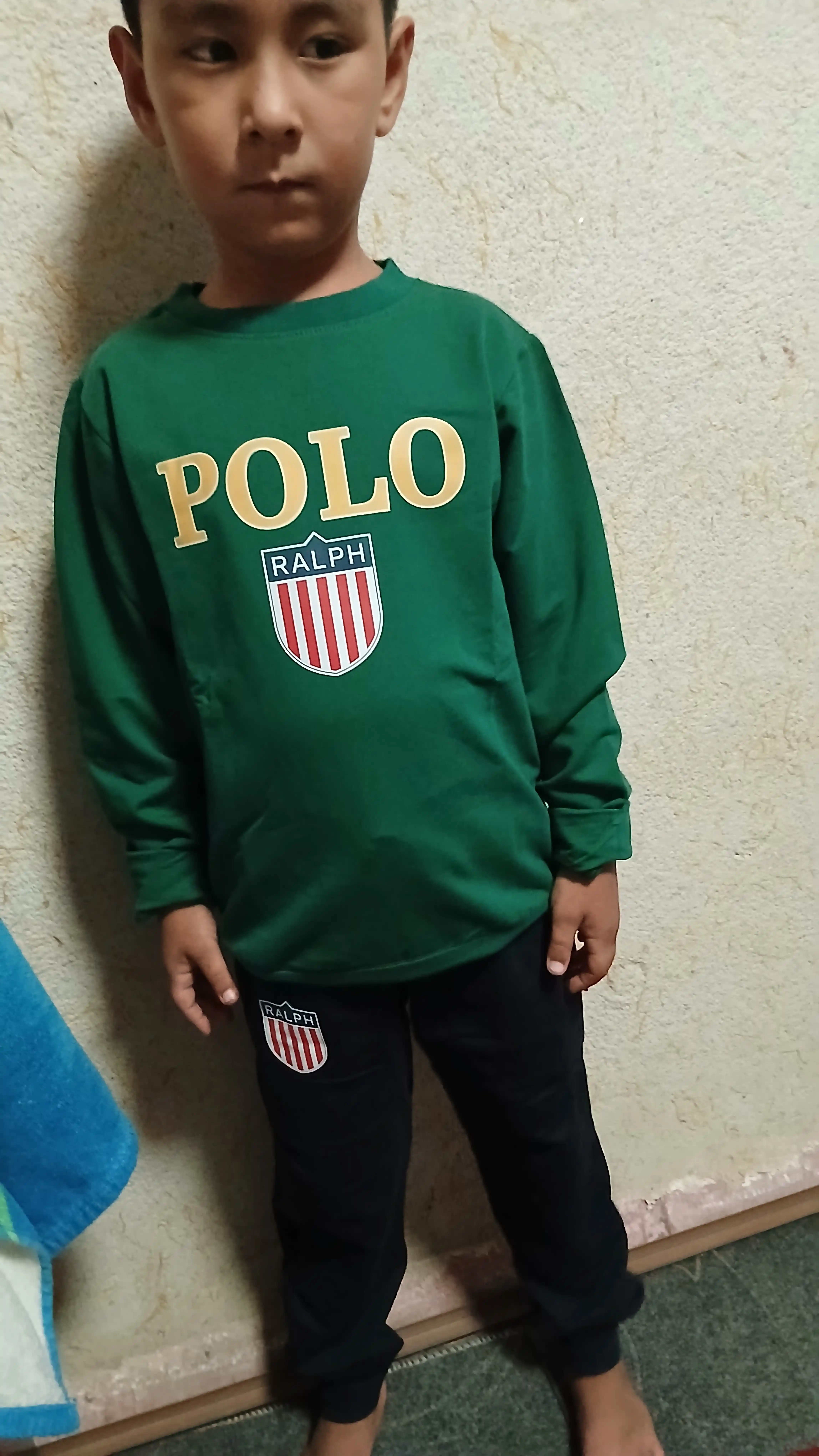 Qalin kuzgi kiyimlar, bolalar kiyimi, sport kostyumi ikkilik, o'g'il bolalar uchun