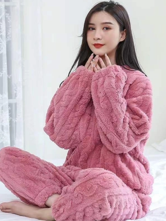 Пижама женская, пижама со штанами, мягкая плюшевая пижама, oversize S-XXL