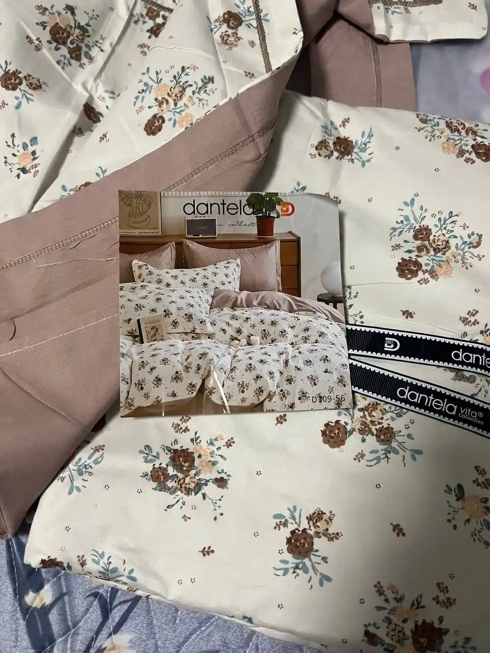 Постельное белье EMEN BRAND , 2-спальное, с цветочным дизайном