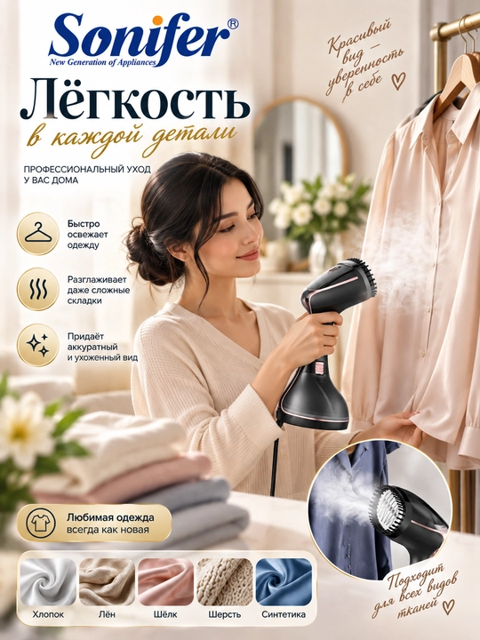 Sonifer SF-9132A qo'lda bug'latgich