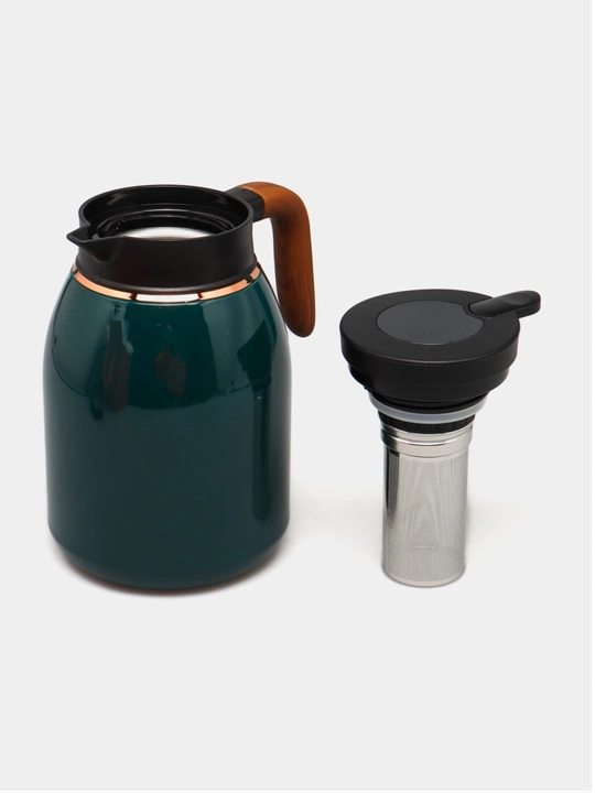 Termos choynak 1,6 l — issiq ichimliklar uchun, qulay dastakli, sifatli termos