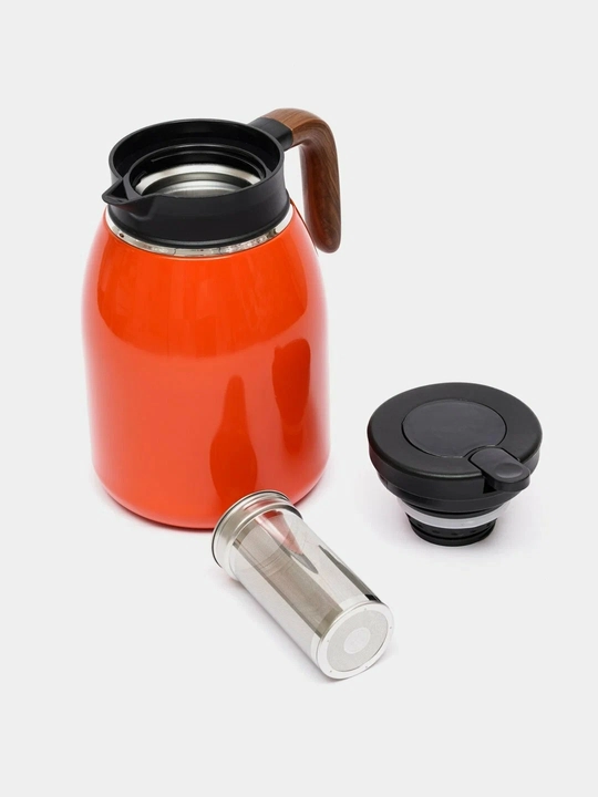 Termos choynak 1,6 l — issiq ichimliklar uchun, qulay dastakli, sifatli termos