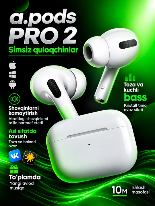 Simsiz quloqchinlar, A Pods pro 2 - 