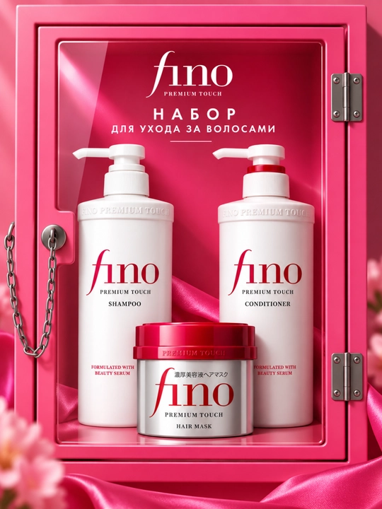 Shiseido Fino Premium, шампунь для волос, японская маска, шампунь, кондиционер - 