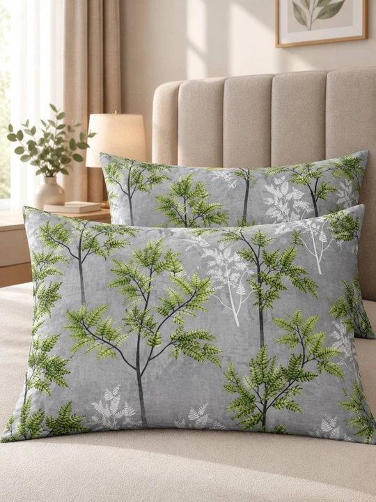Наволочки — 2 шт, размер: 50x70 см, материал: plant, декоративные, с клапаном