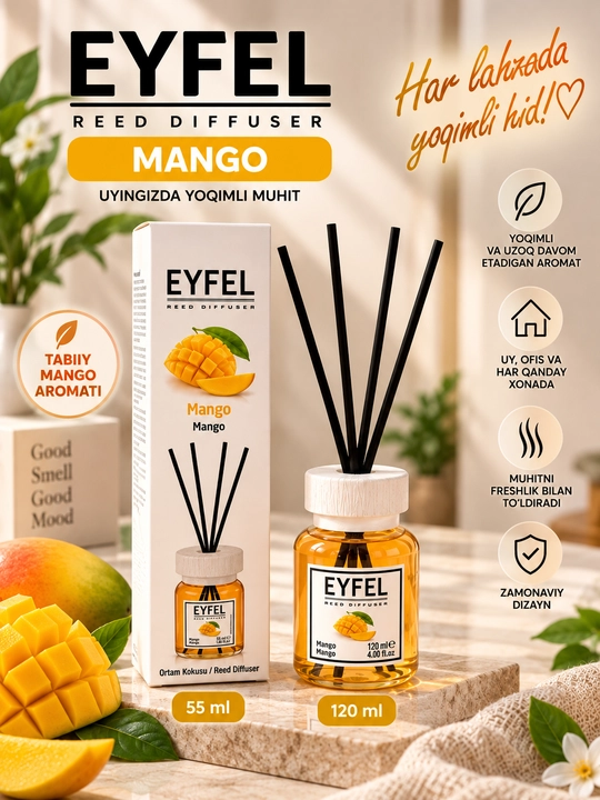 Ароматизатор для дома, автомобиля и офиса «Eyfel» - 