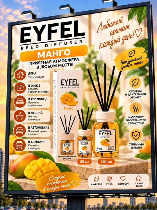 Uy, avto va ofislar uchun havo xushbo'ylagich "Eyfel"