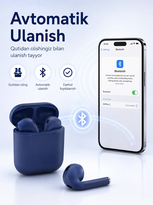Bluetooth quloqchinlar, simsiz naushnik