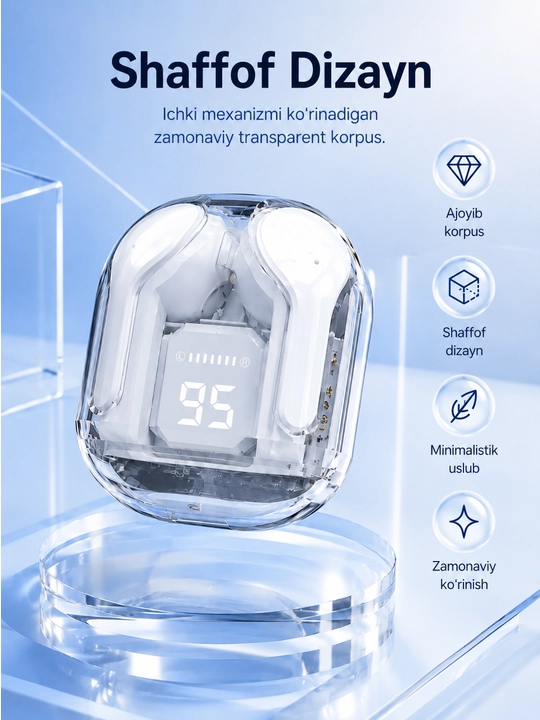 Bluetooth quloqchinlar, simsiz naushnik - 