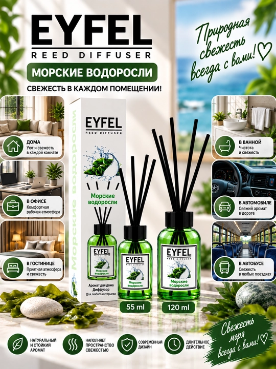 Ароматизатор для дома, автомобиля и офиса «Eyfel»