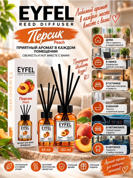 Ароматизатор для дома, автомобиля и офиса «Eyfel»