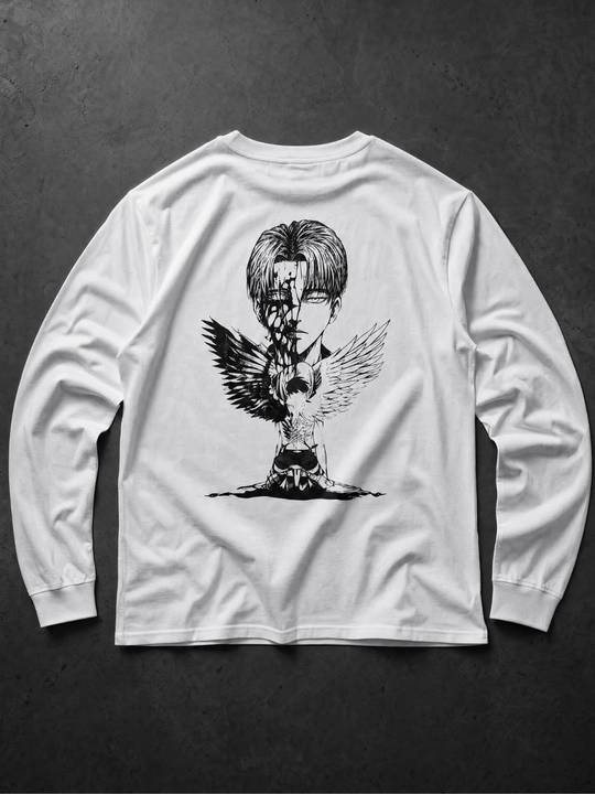 Аниме Атака Титанов с длинными рукавами унисекс Shingeki no Kyojin