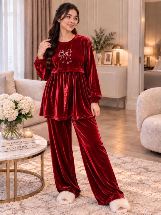 Ayollar uchun velur kostyum-dvoyka, yumshoq uy kostyumi, oversize 46–52