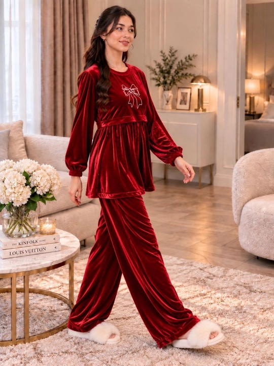 Ayollar uchun velur kostyum-dvoyka, yumshoq uy kostyumi, oversize 46–52