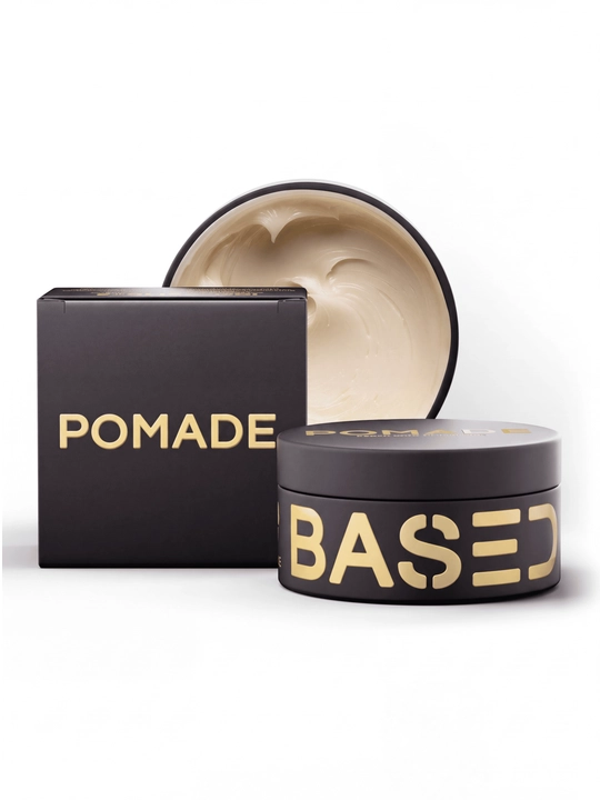 Мужская помада для волос BASED Pomade, средняя фиксация, естественный блеск, 85 г - 