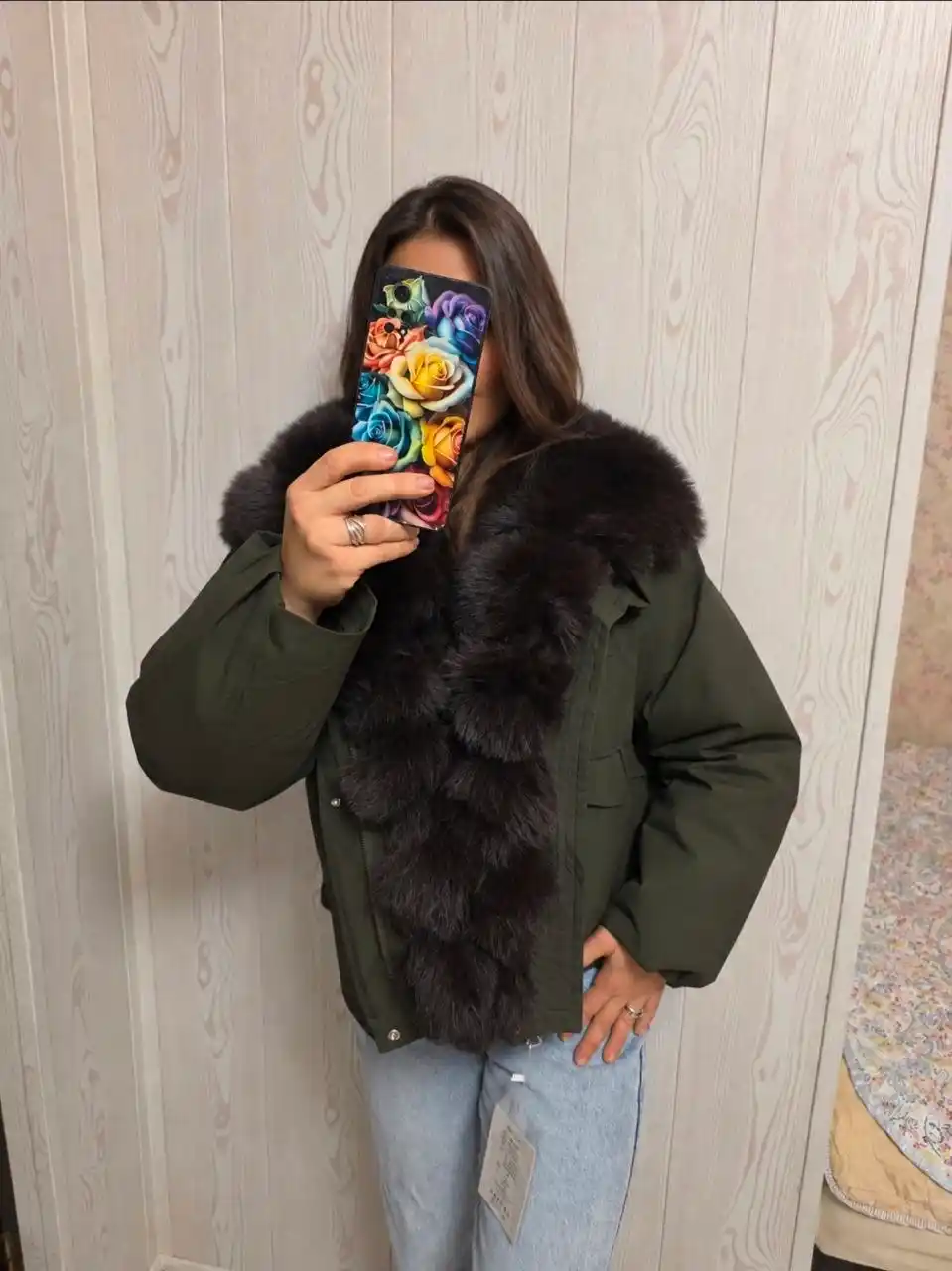 Ayollar va qizlar uchun kurtka, qalin, issiq, kuz va qish uchun mo‘ljallangan puxovik